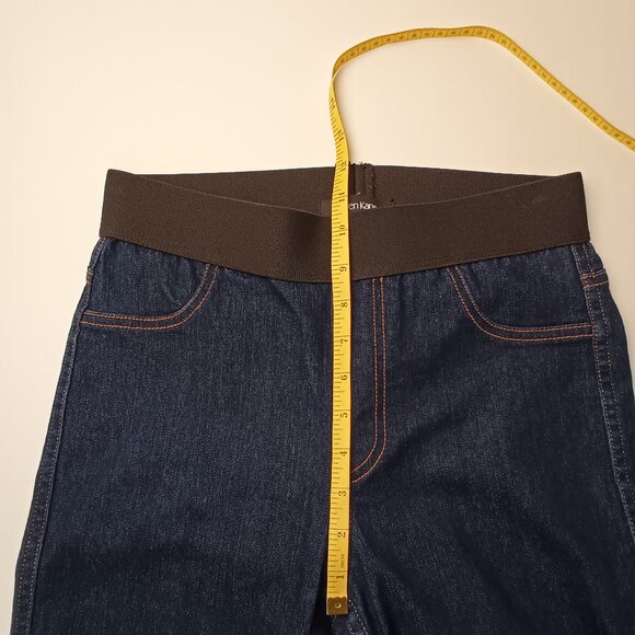 Karen Kane Jeggings Size 6 Mid Rise Skinny Leg Dark Wash - Picture 7 of 9